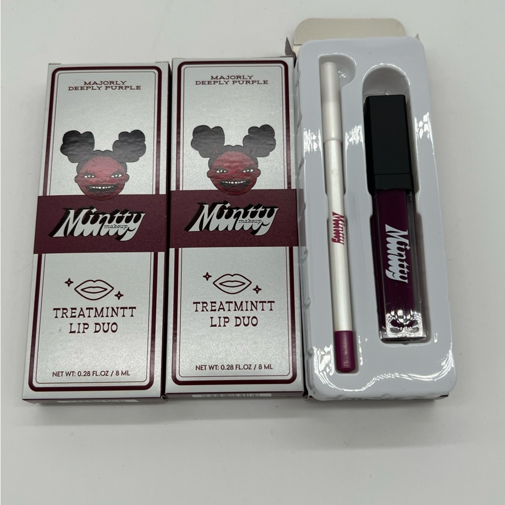 Mintty Treatmintt Lip Duo- Deeply‎ Purple